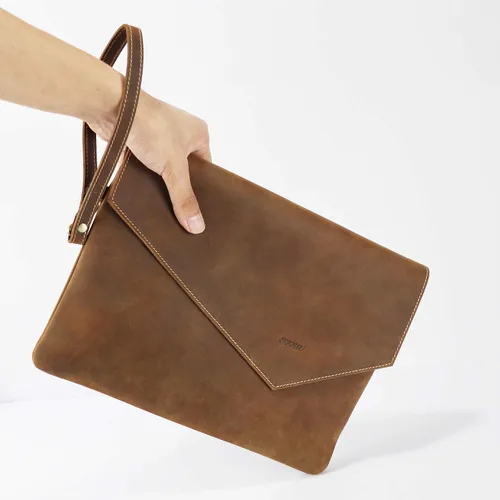 Miniatura 2 de Suohu - Bolso de mano de piel para hombre
