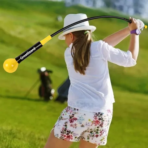 Miniatura 2 de Entrenador de swing de golf de 48 pulgadas/40 pulgadas, palo de calentamiento para fuerza, flexibilidad, entrenamiento de tempo, ayuda de práctica