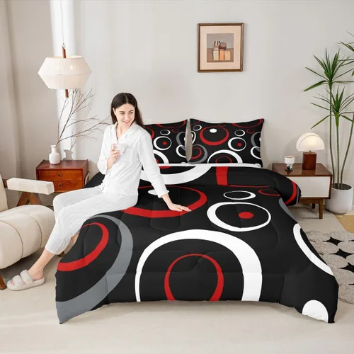 Miniatura 92 de Feelyou Juego de edredón de baloncesto para niñas y niños, juego de ropa de cama con juegos de pelota, decoración de habitación, regalo para amantes