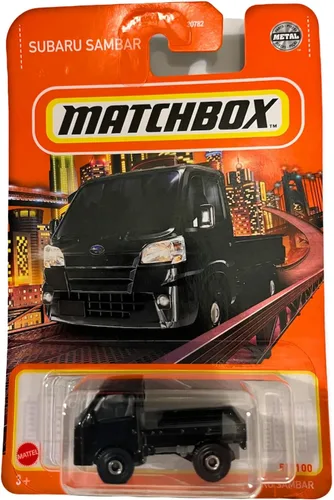 Miniatura 2 de Matchbox Power Grabs - Subaru Sambar 57/100 negro