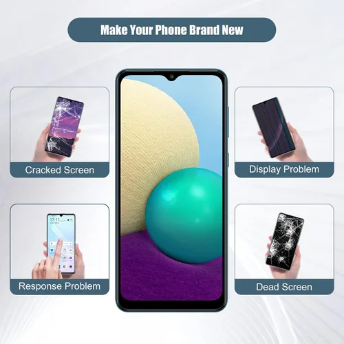Miniatura 5 de Pantalla LCD compatible con Samsung Galaxy A02 SM-A022F 6.5 "Pantalla LCD táctil Asamblea con herramientas