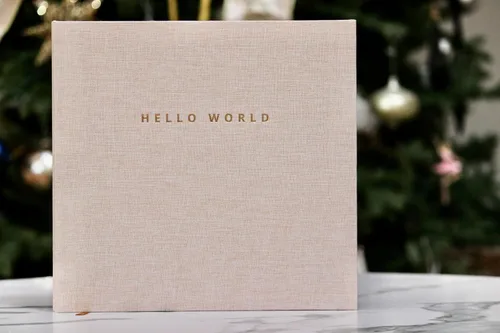 Miniatura 16 de Joss & Lac Gender Neutral Álbum de fotos minimalista para bebé niño o niña de los primeros 5 años - Un libro de hitos para registrar cada evento
