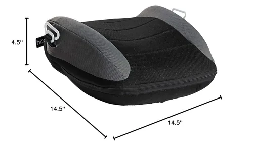 Miniatura 8 de Hiccapop UberBoost Asiento Elevador Inflable para Automóvil Asiento Elevador Estrecho sin Respaldo Inflable para Viajes Asiento Elevador Negro