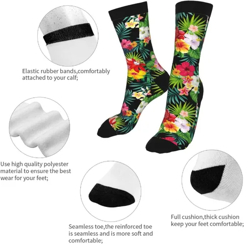 Miniatura 7 de Mouxue Calcetines locos del tubo del equipo de la novedad divertida, calcetines casuales del vestido de las mujeres de los hombres