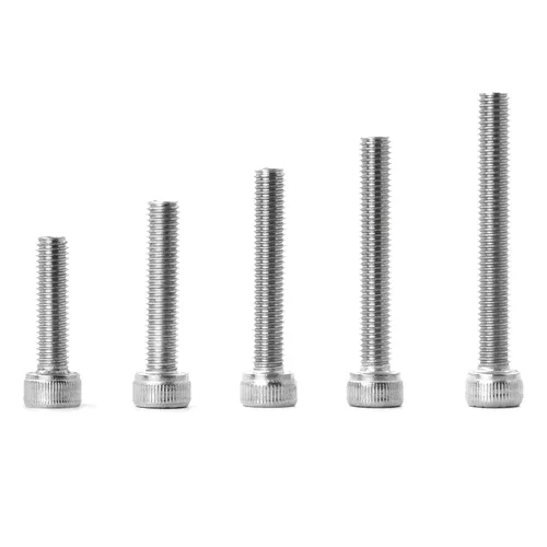 Miniatura 6 de Tornillos de cabeza hexagonal M5 x 0.787 in 0.984 in 1.181 in 1.378 in 1.575 in Tornillos de cabeza hexagonal 304 de acero inoxidable Allen máquina
