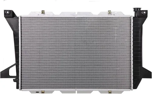 Miniatura 2 de Lynol Sistema de enfriamiento completo de aluminio de 2 filas de radiador compatible con Ford Bronco F150 F250 F350 F53 F Superduty V8 5.0L 5.8L