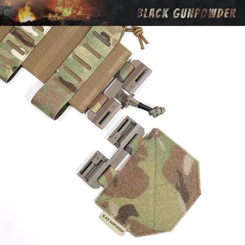 Miniatura 3 de Hebillas magnéticas tácticas elásticas Cummerbund de liberación rápida modelo TC1 Camuflaje: todo terreno