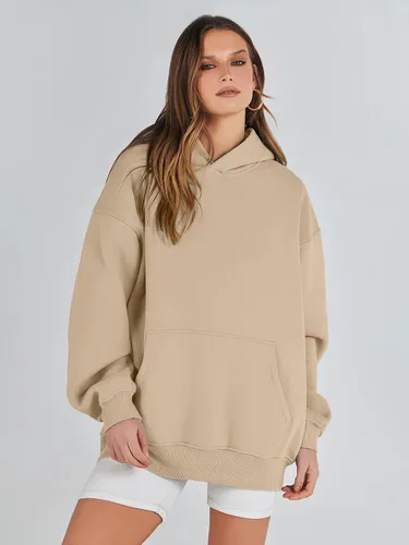 Miniatura 3 de ANRABESS Womens Oversized Hoodies Fleece Sweatshirts Long Sleeve Hooded Pullover Winter Clothes with Pocket