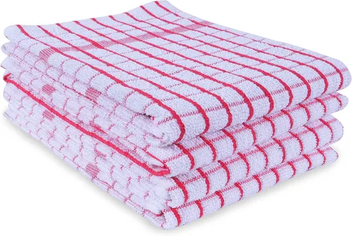 Miniatura 25 de AMOUR INFINI Juego de 8 paños de cocina - Ultra suaves, altamente absorbentes, paños de cocina de algodón terry de secado rápido de 12"x12" pulgadas