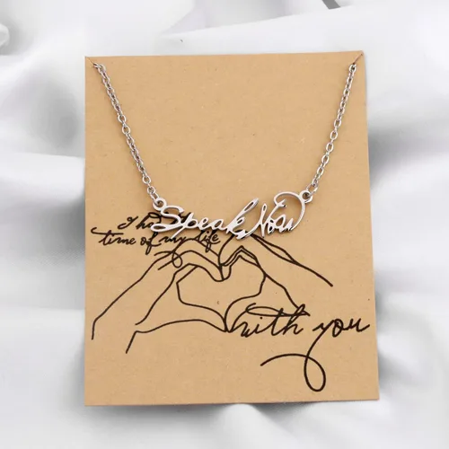 Miniatura 4 de OKEYCH Speak Now - Collar de música con tarjeta de mensaje regalo rápido para fanáticos de la música regalo para amantes de la música