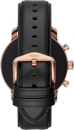 Miniatura 3 de Fossil Reloj inteligente Gen 4 Explorist HR con pantalla táctil de acero inoxidable para hombre con notificaciones de frecuencia cardíaca, GPS, NFC