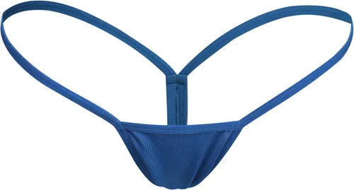Miniatura 6 de Justgoo Tanga sexy para mujer, tanga con micro espalda, ropa interior de tiro bajo con espalda en T