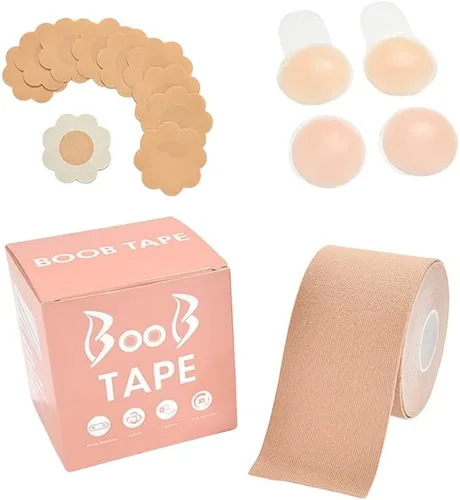 BaronHong FTM - Cinta de senos trans para atar el pecho segura para pieles sensibles, se adapta a copas A-DD moldeador de senos de cualquier forma