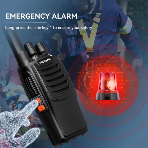 Miniatura 15 de Retevis H-777 Walkie Talkies recargables, mini radios de 2 vías de largo alcance, pequeño Walky Talky, radios bidireccionales FRS portátiles