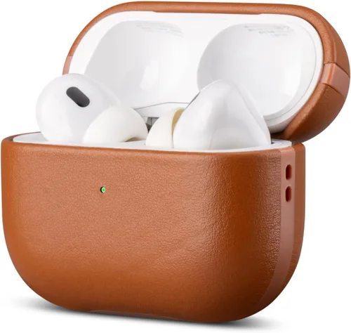 Miniatura 18 de Funda de cuero Lopie para AirPods Pro de segunda generación - Funda para AirPods Pro 2 hecha a mano - Hecha de cuero real - Cubierta protectora