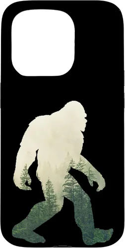 Miniatura 14 de iPhone 12 Pro Max Bigfoot figura Sasquatch Yeti Nature doble caso de exposición