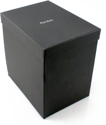 Miniatura 8 de Heiden Monaco - Bobinadora de reloj individual, cuero negro, funciona con pilas o adaptador de CA, 12 ajustes de programa, cuero vegano cosido