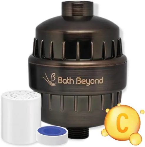 Miniatura 10 de Filtro de ducha de 30 etapas, filtro de cabezal de ducha, suavizante de alto rendimiento que reduce la piel seca y los olores de cloro, negro