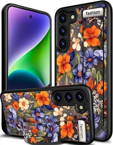 Miniatura 64 de Compatible para Samsung Galaxy S23 Funda Bonita con Correa Soporte Dedo Kickstand, Fundas de Silicona Geniales de Diseñador Funda Cover - Mariposa