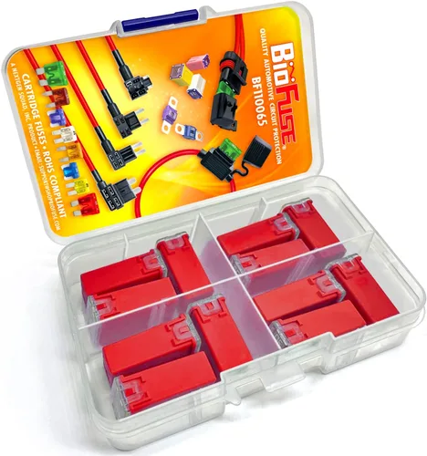 Miniatura 3 de Juego de fusibles de cartucho de 12 piezas JCASE 50A. Se adapta a la mayoría: Nissan, Toyota, Chrysler, Dodge, Chevy, GM y Ford