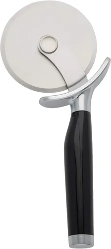 KitchenAid Rueda de pizza clásica con hoja afilada para cortar costras, pasteles y más, protector de dedos integrado para un agarre seguro y cómodo