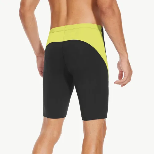 Miniatura 66 de Traje de baño deportivo competitivo para hombre, traje de entrenamiento de resistencia de carreras, pantalones cortos de natación de secado rápido