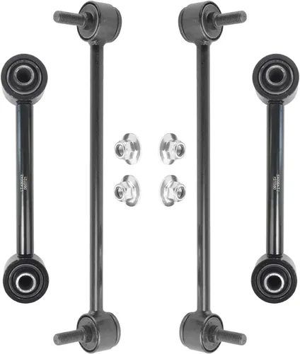 Miniatura 45 de Detroit Axle - 4 barras estabilizadoras AWD para Chrysler 300 2005-2019 Dodge Charger 2005-2008 2005-2008 Magnum Stabilizer Enlaces de extremo