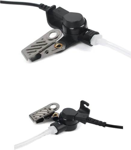 Miniatura 6 de HYS Auricular de vigilancia de radio de seguridad con tubo de bobina acústica transparente, kit de audio para YAESU/Vertex Radio VX-6 VX-7E VX-120