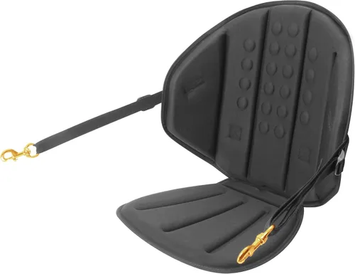 Surf To Summit Asiento de kayak de espuma moldeada clásica con respaldo alto con paquete de cremallera, asiento de kayak sentado en la parte