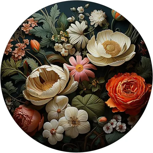 Miniatura 3 de flor floral hermosas flores y hojas verdes PopSockets intercambiables PopGrip