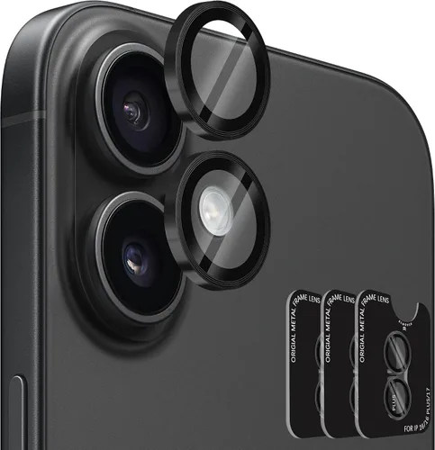 Miniatura 60 de Orzero Protector de lente de cámara compatible con Samsung Galaxy S25, bandeja de instalación de un solo paso, cubierta de vidrio con anillo