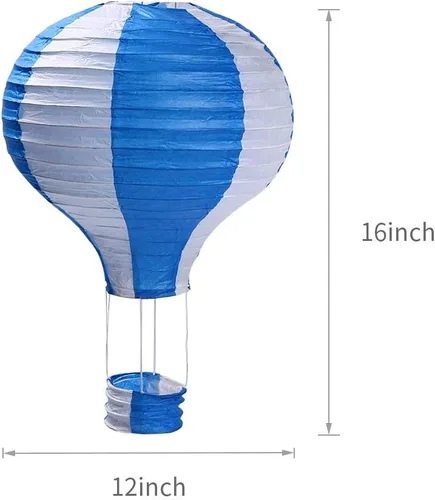 Miniatura 2 de Juego de 6 globos de linternas de papel para decoración de bodas, cumpleaños, compromisos, fiestas de Navidad