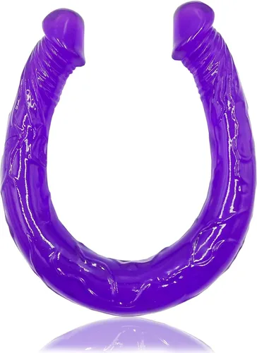 Consoladores sexuales súper largos de doble extremo, de 18.1 pulgadas, juguetes sexuales, suaves y flexibles, consoladores de doble cara para pene,