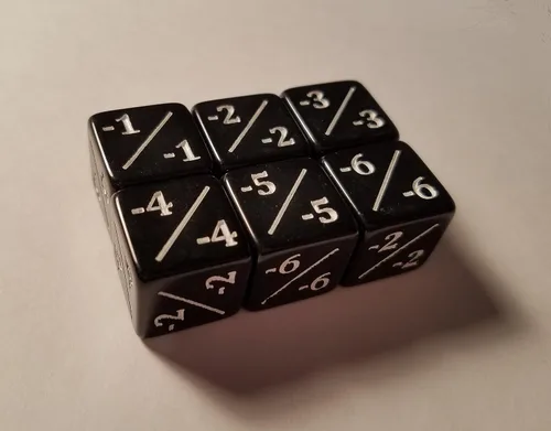 Miniatura 4 de Juego de contador mágico y juego de dados de vida Spindown Black Commander/EDH (40-21 y 20-1)