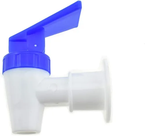Miniatura 8 de HAHIYO Piezas dispensadoras de agua de 0.630 in de diámetro interior rojo y azul al tacto blanco del grifo del grifo boquilla reutilizable sin fugas
