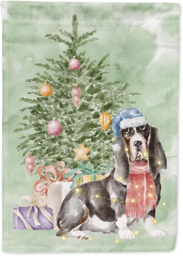 Miniatura 9 de Caroline's Treasures CK8213GF Bulldog Inglés #2 Regalos de Navidad y árbol de jardín Bandera de buzón Bandera decorativa para patio exterior, patio