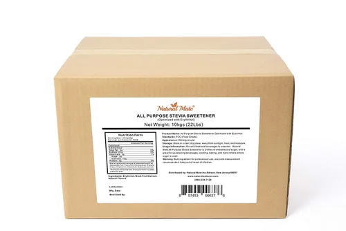 Miniatura 9 de Natural Mate Edulcorante sin calorías – Polvo granular orgánico de stevia mezclado con eritritol – Reemplazo de azúcar 2:1 para ceto, paleo, bajo IG