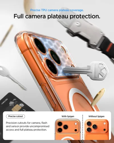 Miniatura 361 de Spigen Funda para iPhone 13 Mini, ultra híbrida MagFit [antiamarilleo] [compatible con Magsafe] - Transparente