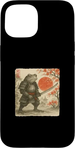Miniatura 6 de Frog Samurai Japanese Warrior Costume Sumi-e Art Funny Case for iPhone 16