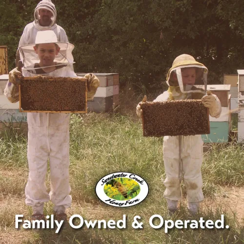 Miniatura 6 de Miel de azahar – 100% pura, cruda y sin filtrar – 32 onzas – Sweetwater Creek Honey Farm – Propiedad y operación de apicultores, 100% miel