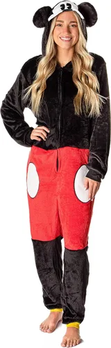 Miniatura 4 de Disney Mickey Mouse Super Minky - Disfraz con capucha para adultos traje de unión ropa de dormir Multicolorido