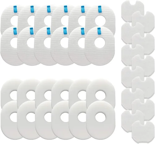 Lemige Filtros de vacío de repuesto para Shark Rocket HV300, CS100, CS110, HV301, HV302, HV303, HV305, HV308, HV310, UV450, 12 filtros de espuma +
