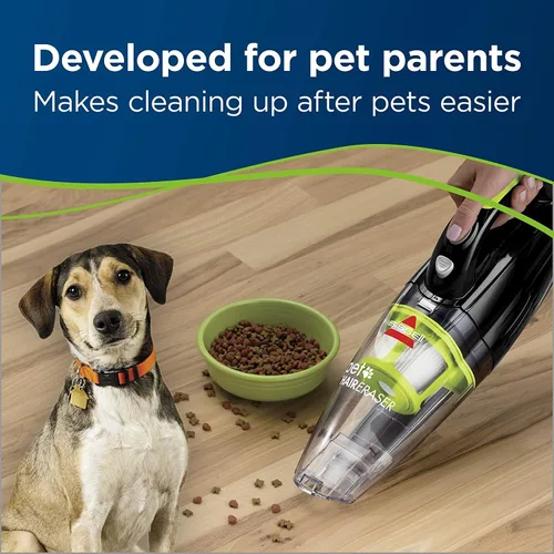 Miniatura 7 de Bissell Borrador de pelo para mascotas, aspiradora de mano inalámbrica, para el hogar, automóvil y mascotas, herramienta para hendiduras