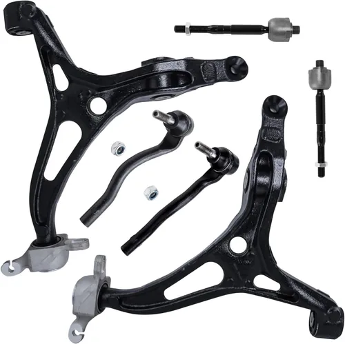 Miniatura 100 de Detroit Axle - Kit de brazos de control de extremo delantero 4WD para Ford 04-08 F-150, 06-08 Lincoln Mark LT, 4 extremos de barra de acoplamiento