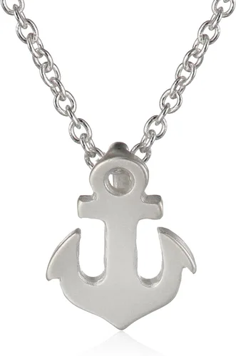 Miniatura 2 de Dogeared Reminders Friendship collar de plata esterlina con dije en forma de ancla de 16 pulgadas, más 2 pulgadas con extensor