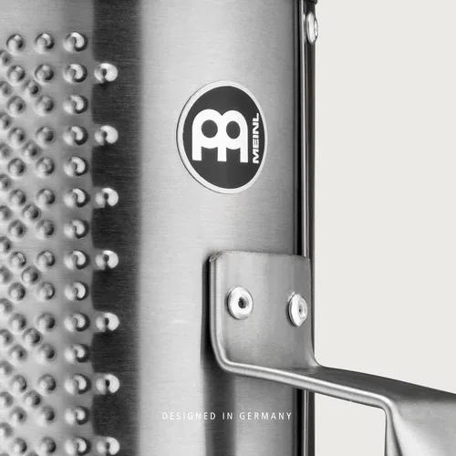 Miniatura 6 de Meinl Percussion Merengue Guira Shaker con raspador ABS, no fabricado en China, cuerpo y relleno de acero cepillado, 2 años de garantía (MGUS1)