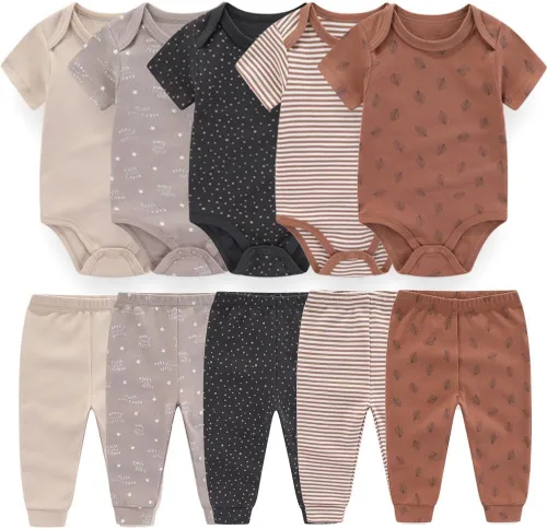 Miniatura 3 de Kiddiezoom Conjunto de ropa de regalo unisex para bebé, 19 piezas, para bebé recién nacido