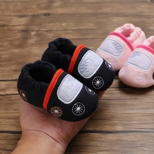 Miniatura 6 de Tenis de suela antideslizante para recién nacidos, pantuflas ajustables de dibujos animados, unisex, para niños y niñas, zapatos para primeros pasos