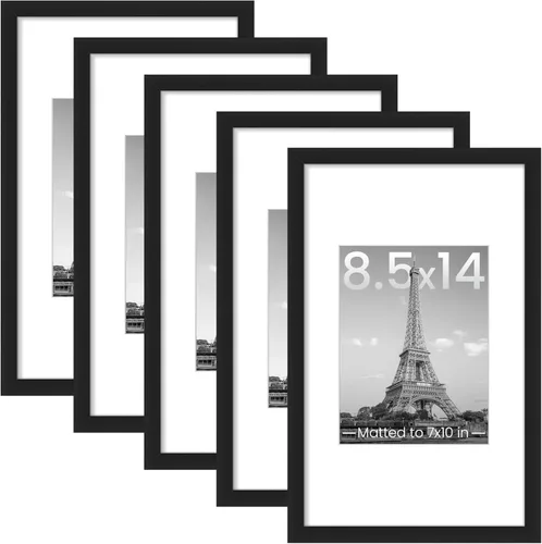 Miniatura 56 de upsimples - Portarretratos de 11 x 14 para galería de fotografías. Marcos para fotos de 8 x 10 pulgadas con paspartú o de 11 x 14 pulgadas sin Dorado