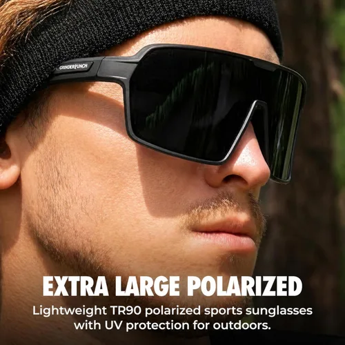 Miniatura 2 de grinderPUNCH Lentes de sol deportivos polarizados para hombres y mujeres, con protección UV, para béisbol, correr, ciclismo, esquí y pickleball